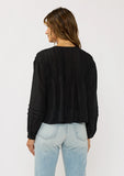 Felicity Pintuck Button Down Blouse