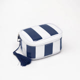 Caroline Stripe Travel Jewelry Case