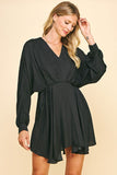 Rosalie V Neck Dolman Sleeve Dress