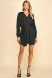 Rosalie V Neck Dolman Sleeve Dress