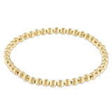 Extends Classic Gold Bead Bracelet